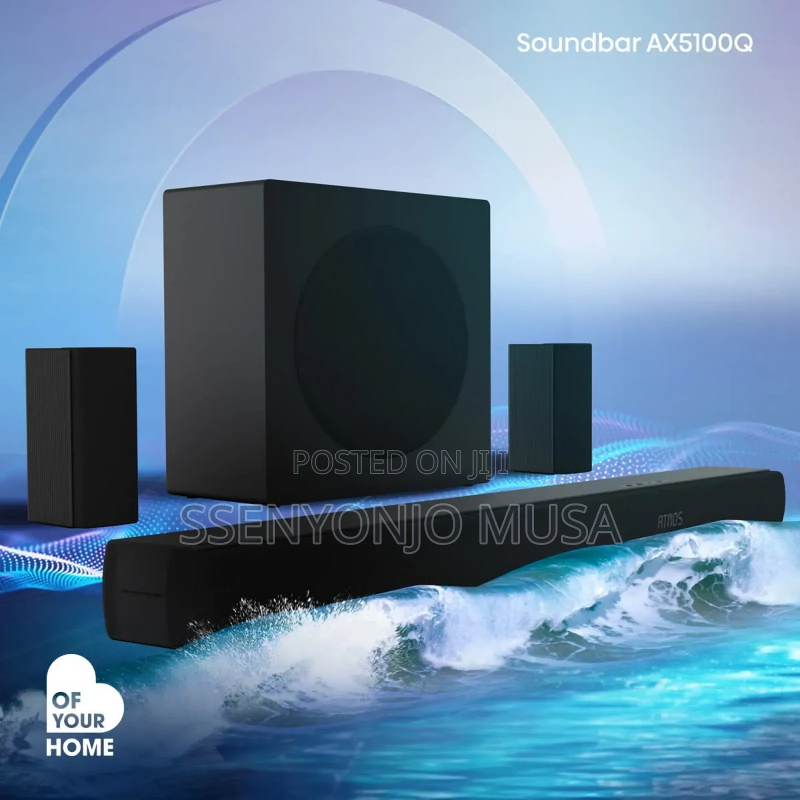 Hisense Hs5100 5.1 Channel Soundbar With Wireless Subwoofer.