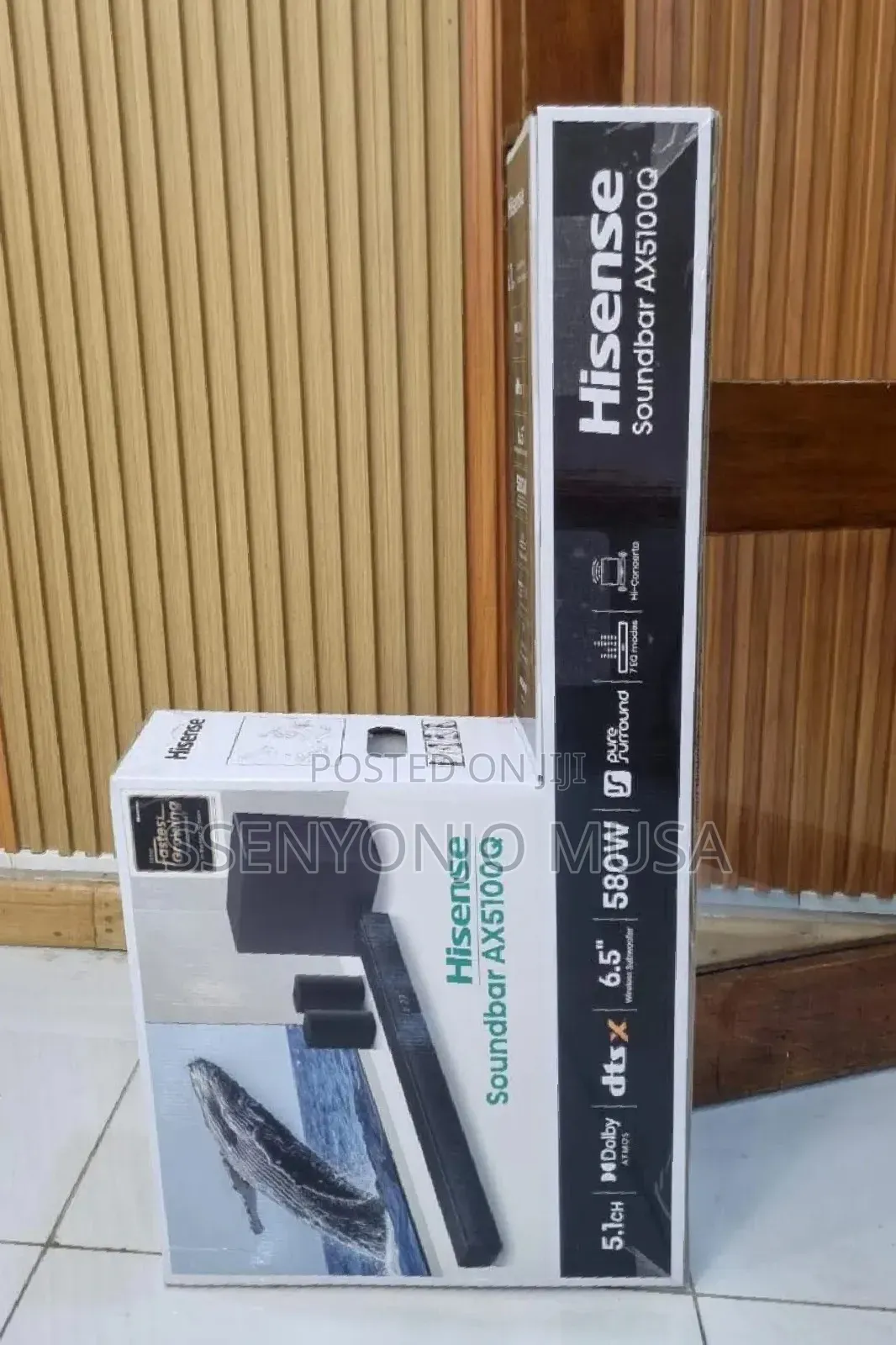 Hisense Hs5100 5.1 Channel Soundbar With Wireless Subwoofer.