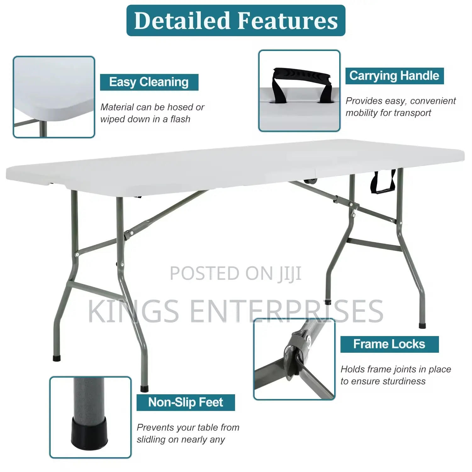 Multifunctional Foldable Portable Table