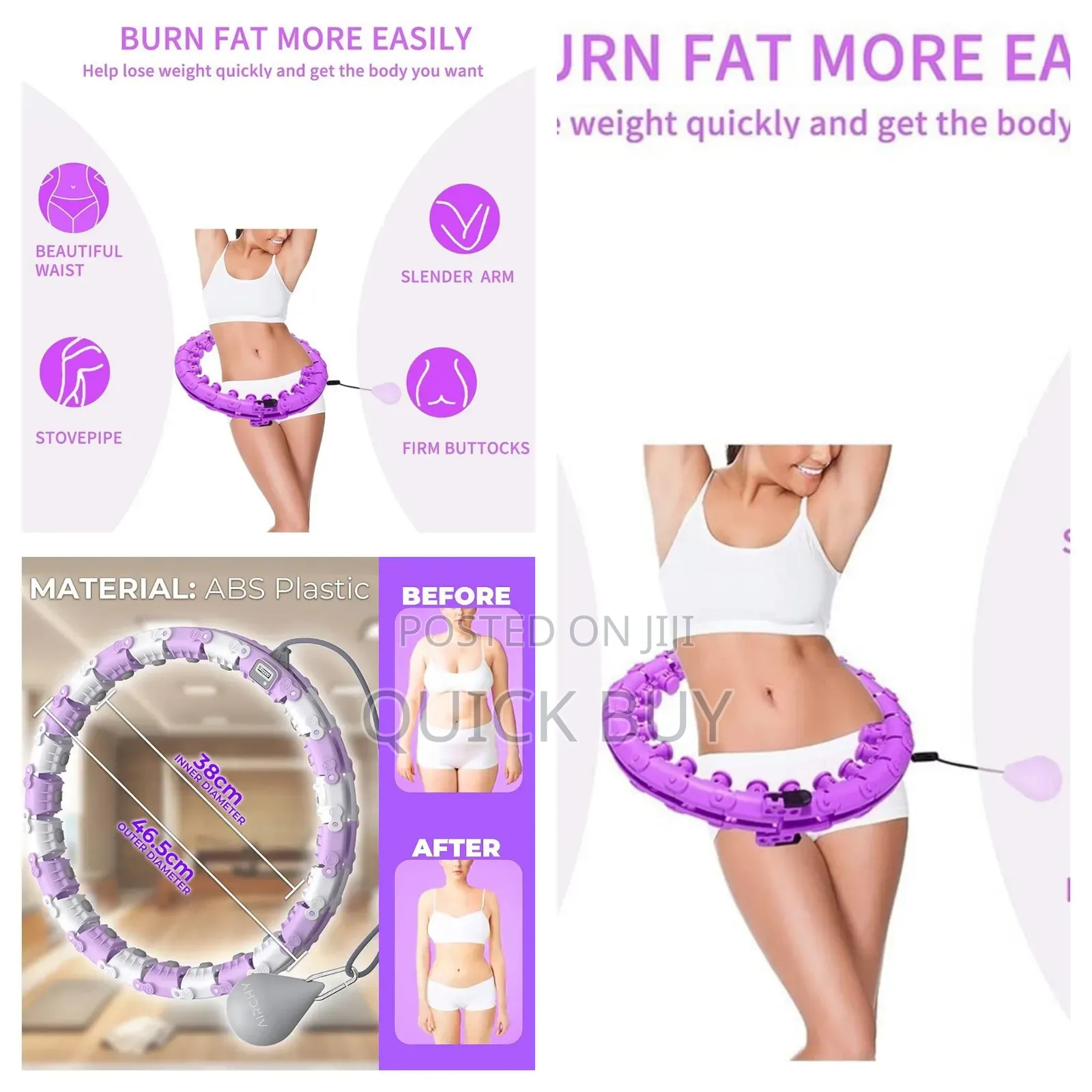 New Smart Weight Waist Detachable Hoop