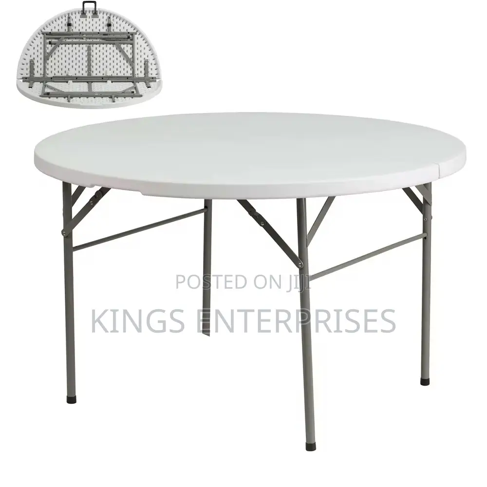 Round Portable and Foldable Table