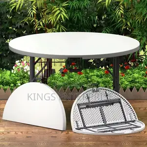 Round Portable and Foldable Table