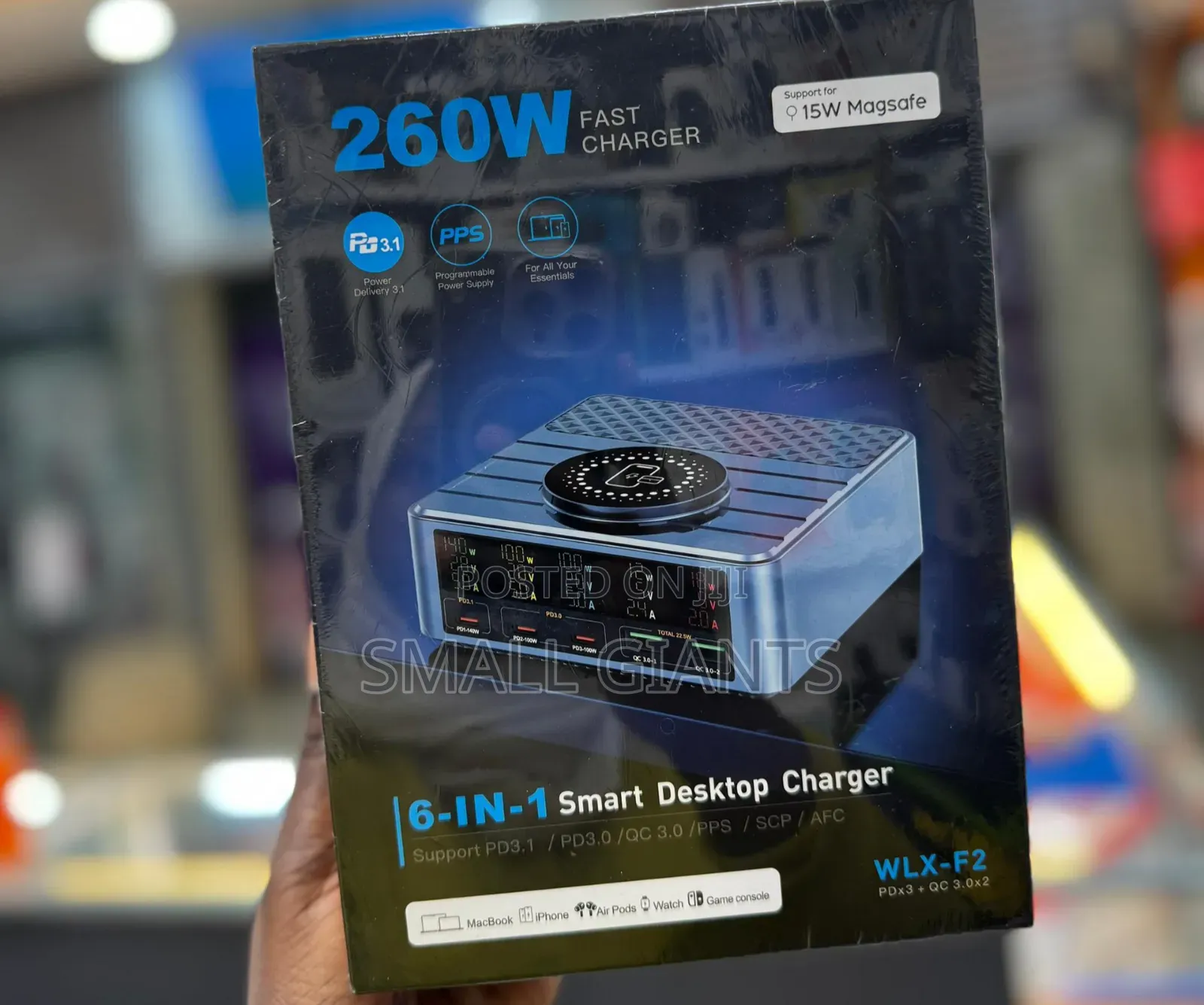 6 in 1 Smart Desktop Charger 260w