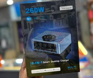 6 in 1 Smart Desktop Charger 260w