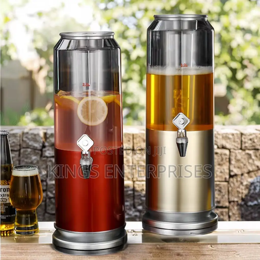 Lighting Round Beer and Beverage Dispenser