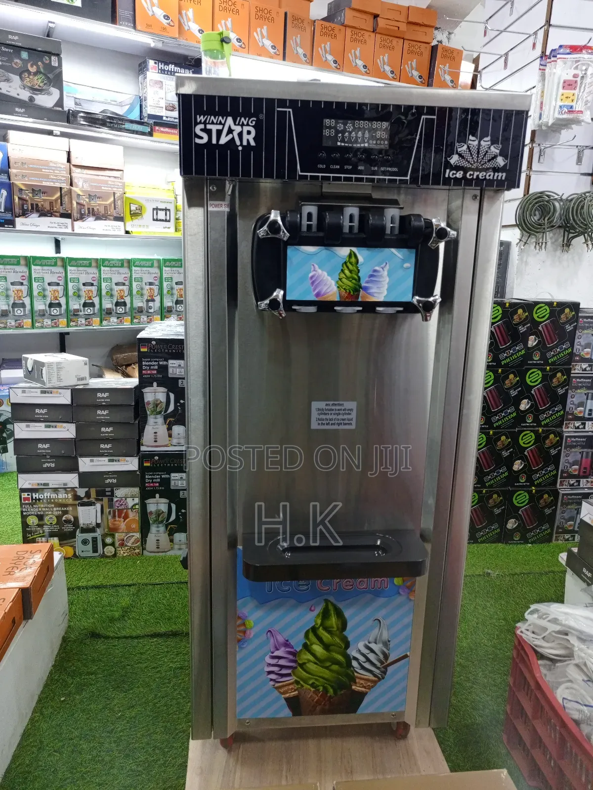 Commercial Soft Serve Ice Cream Machine.