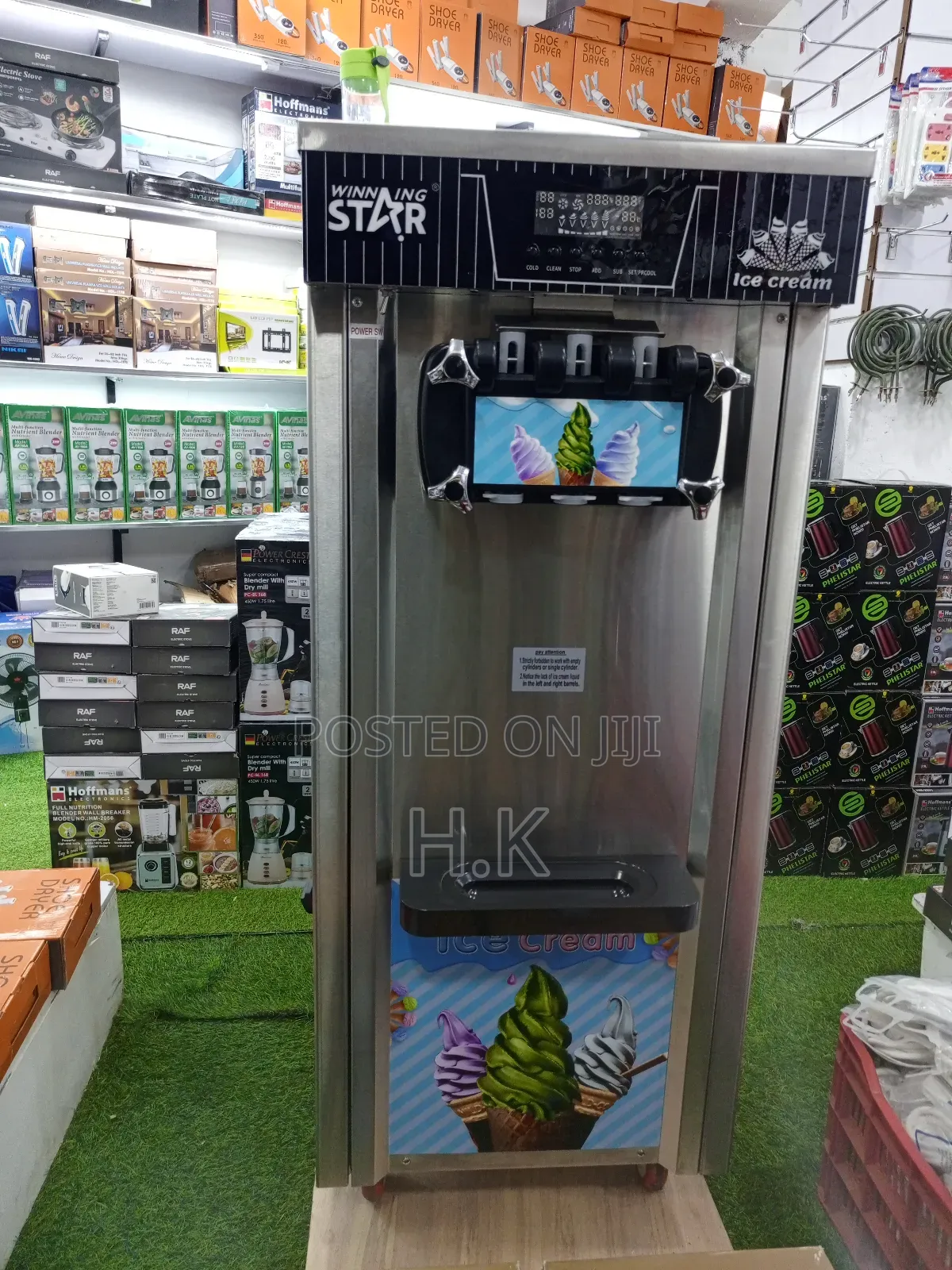 Commercial Soft Serve Ice Cream Machine.