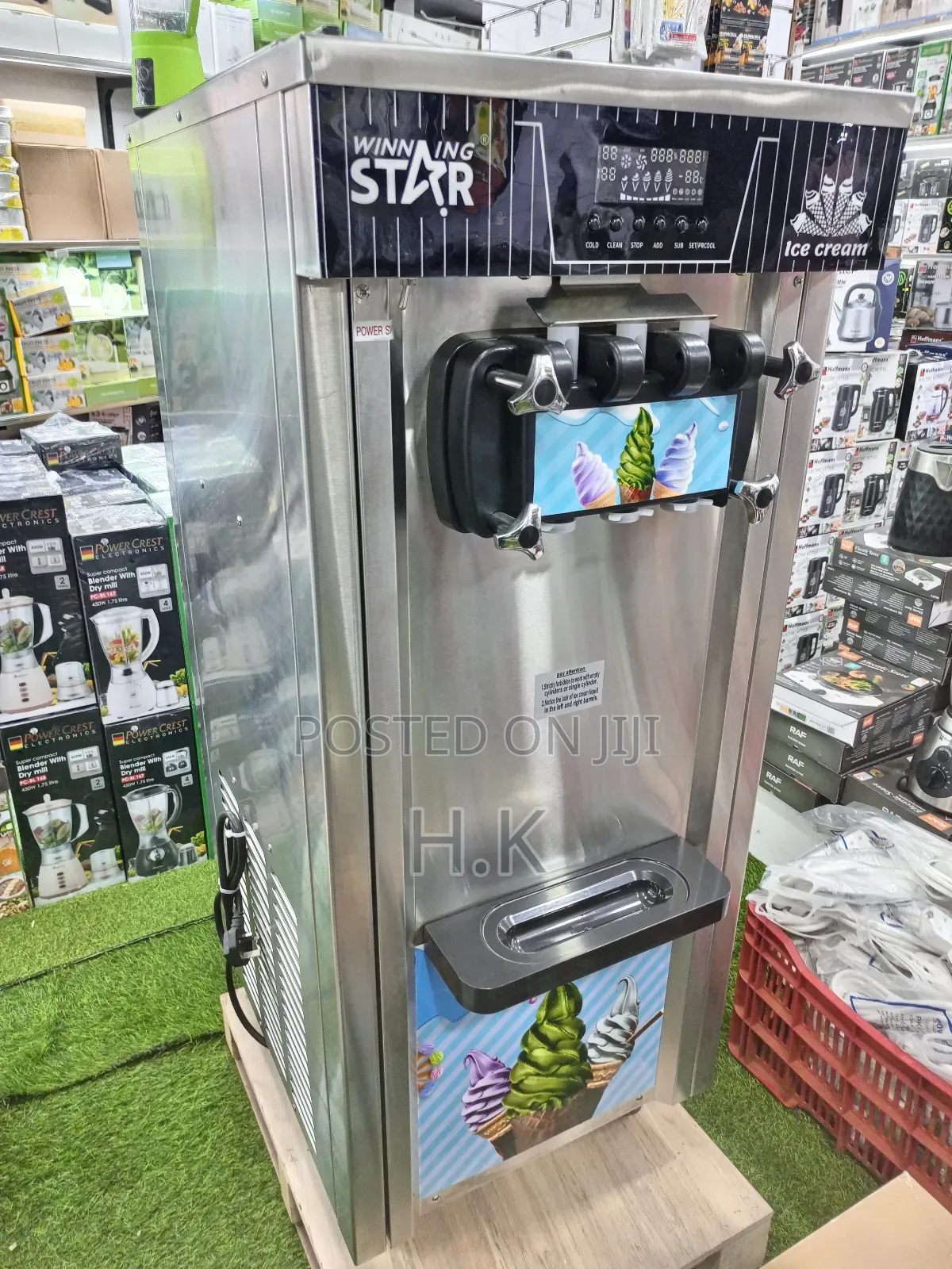 Commercial Soft Serve Ice Cream Machine.