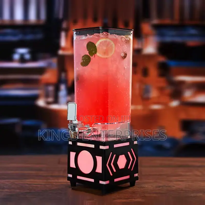 Juice and Beverage Dispenser With Lights