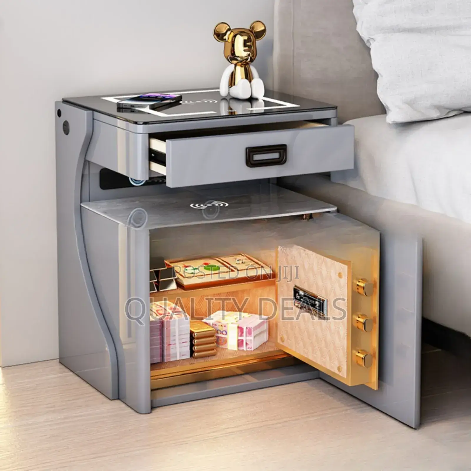 Smart Nightstand Bedside Table