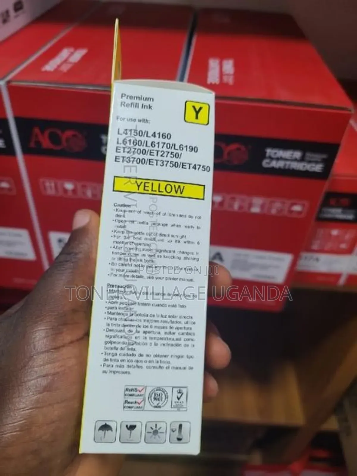 Yellow Epson Refill Ink For Use In L3160 L3210 L3211 L3250