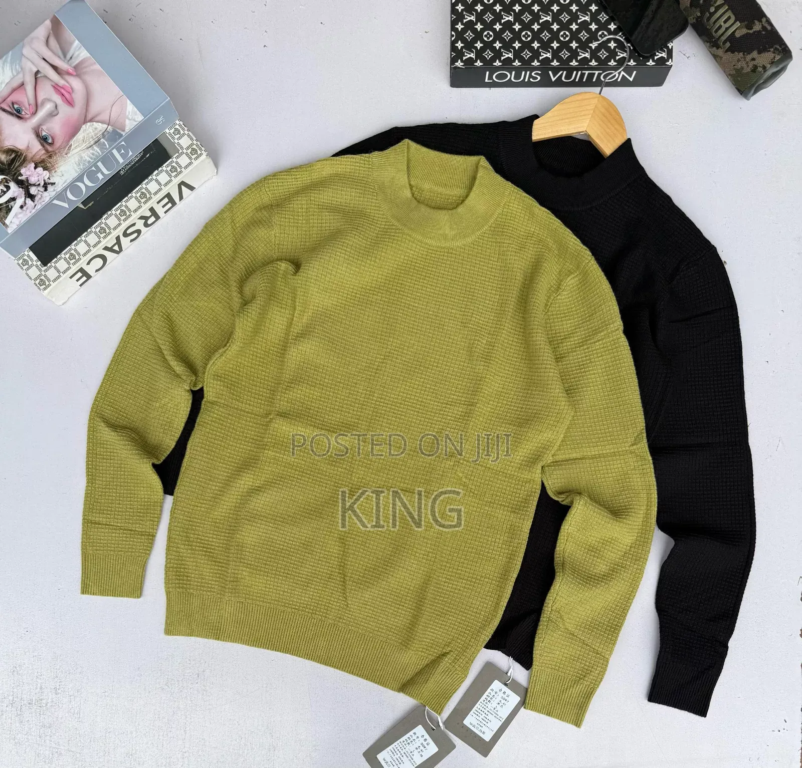 Bold Knit Sleeve T-Shirt