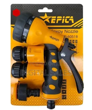 Garden Watering | Cleaning Hose Pipe Nozzle -Yellow