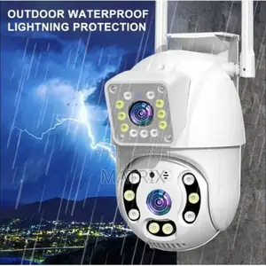 Dual Lens Network Camera Zoom Dual Lens Outdoor Wifi Camera