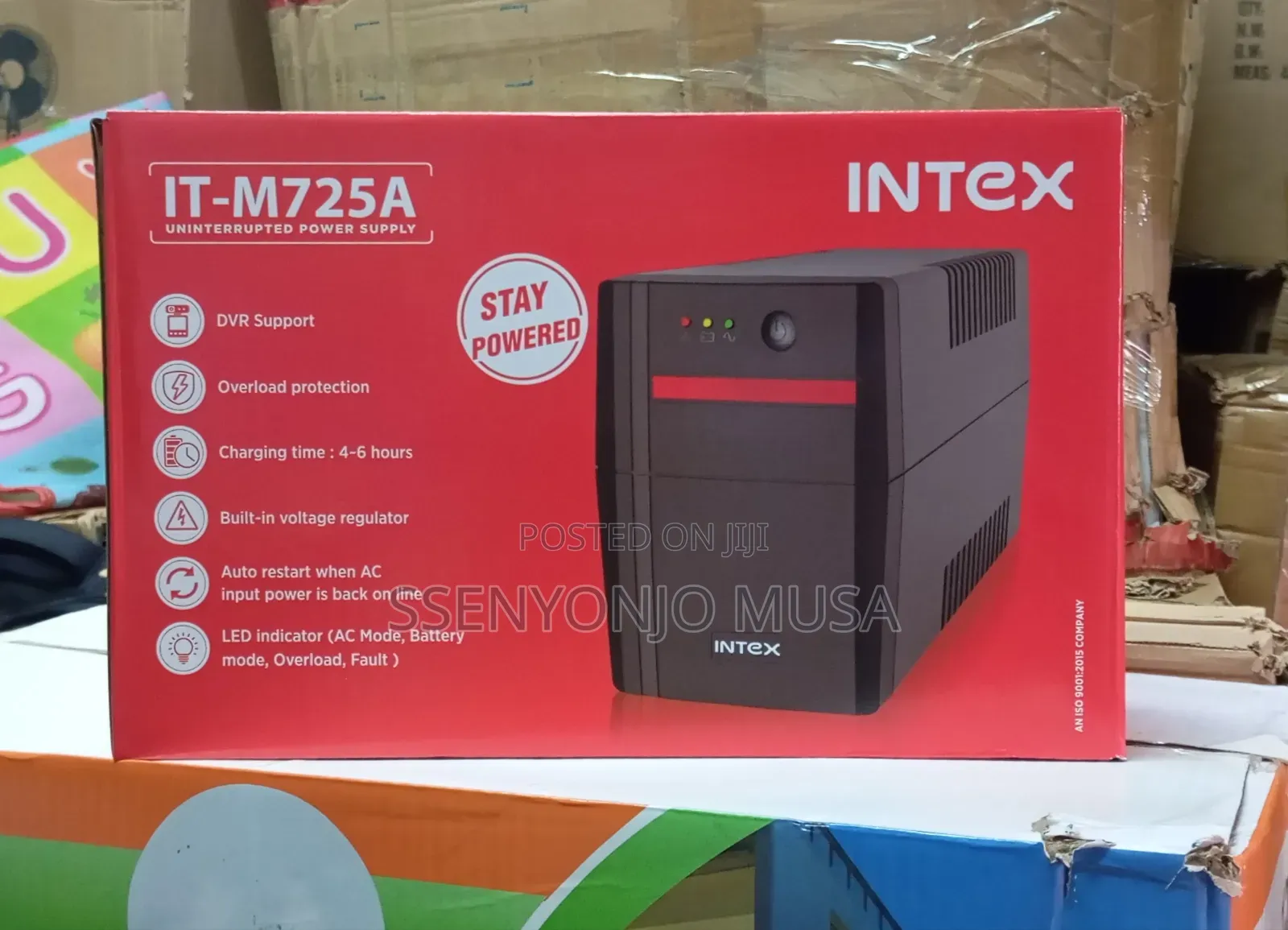 Intex Portable Backup Battery It-M725a 390w Ups With Long