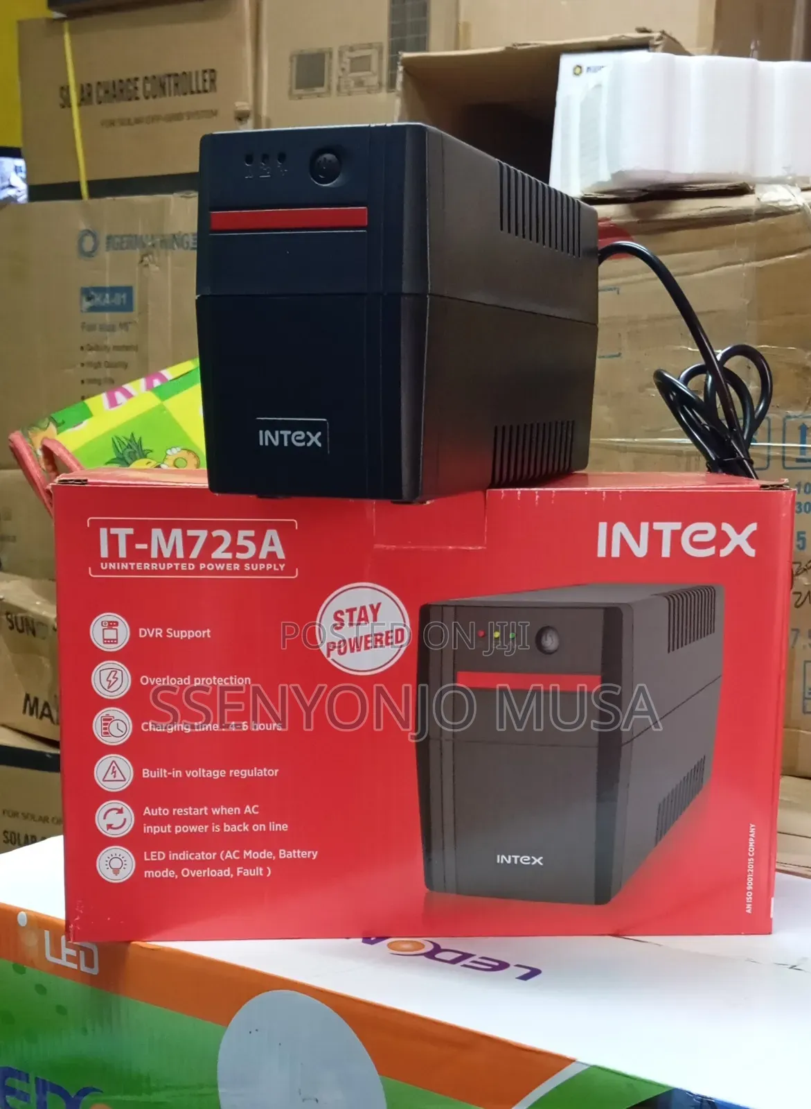 Intex Portable Backup Battery It-M725a 390w Ups With Long