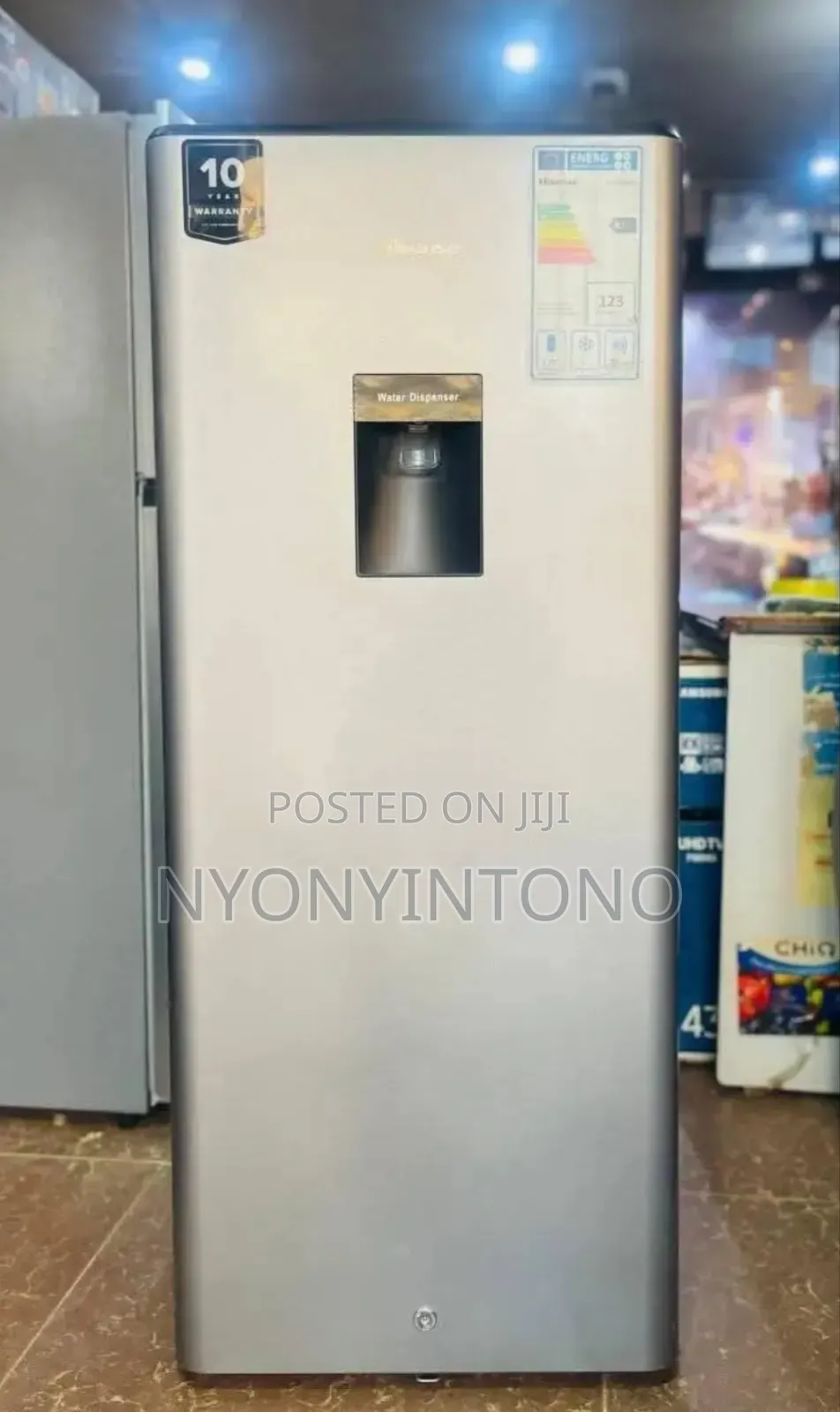 Hisense 229liters Frost Free Fridge With Water Dispenser