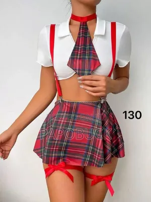 3 PCS School Girl Sexy Lingerie