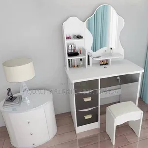 Dressing Mirror With a Stool