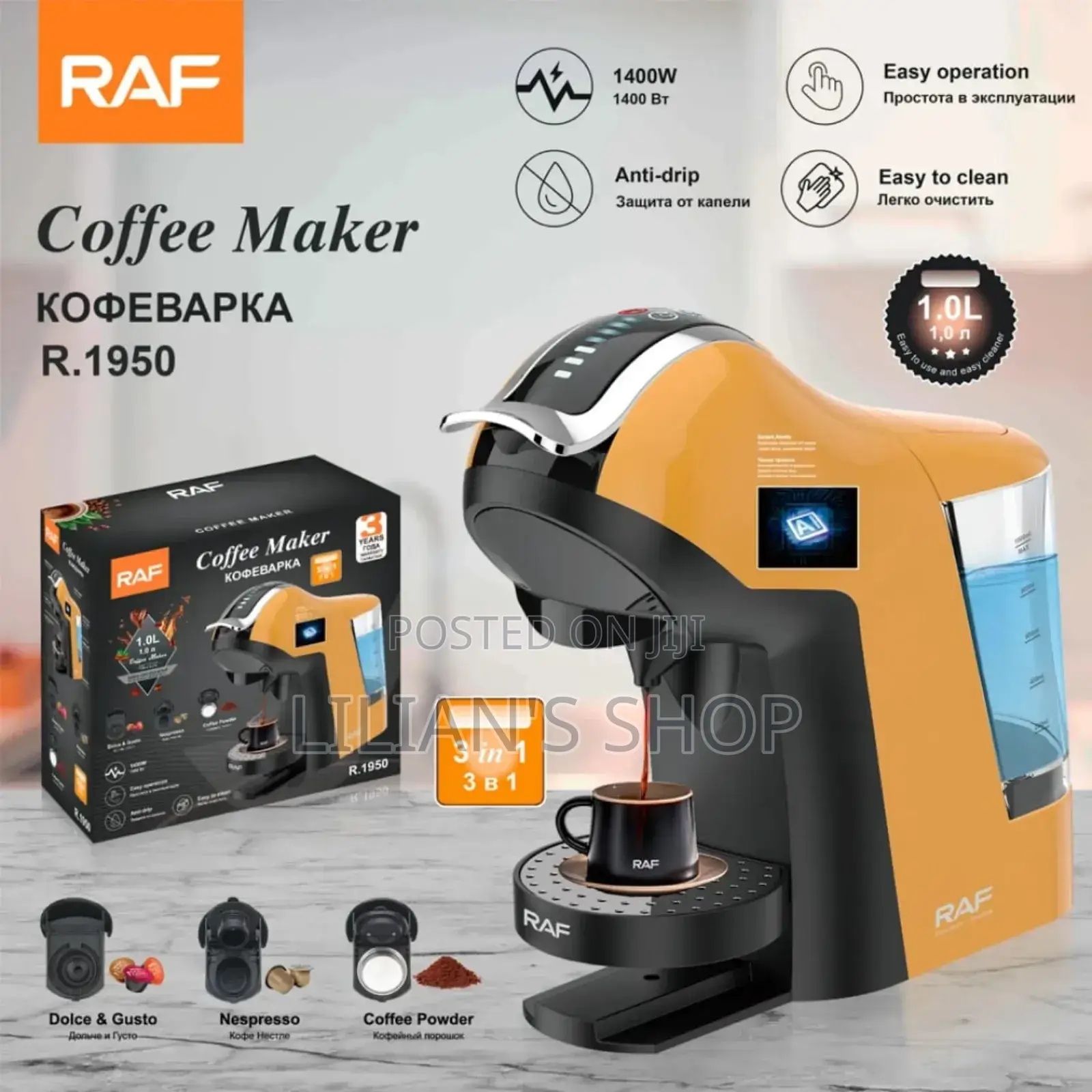 Raf 3in1 Coffee Maker