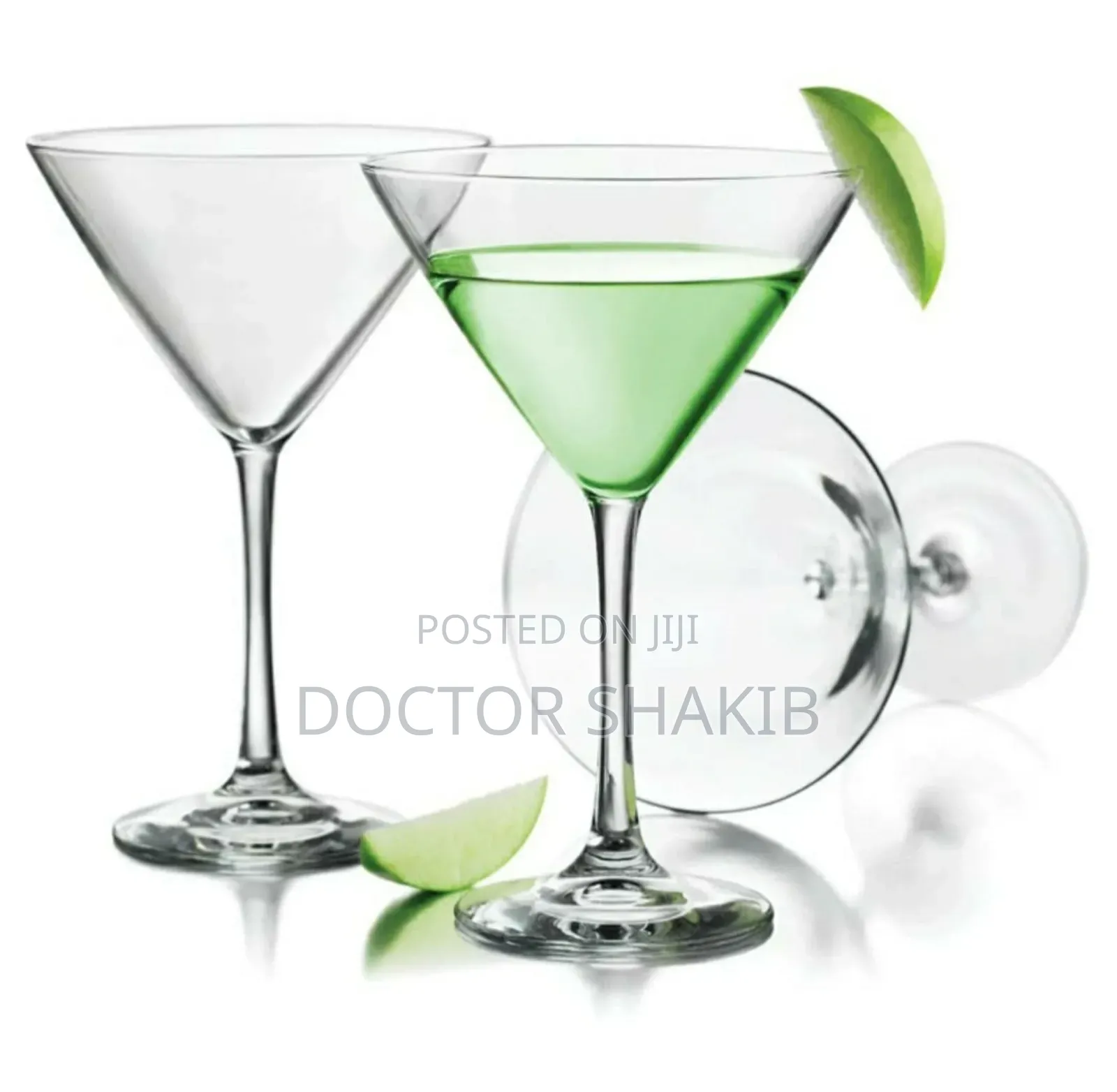 Strong Martini Cocktail Glasses- 6pcs