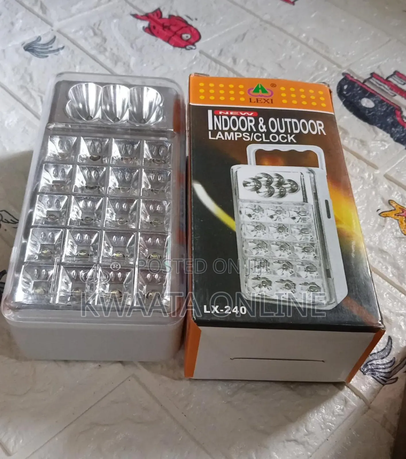 40w Led Emergency Light Battery Portable Lamp