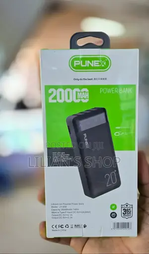 Punex 20000mah Digital Fast Charging Power Bank