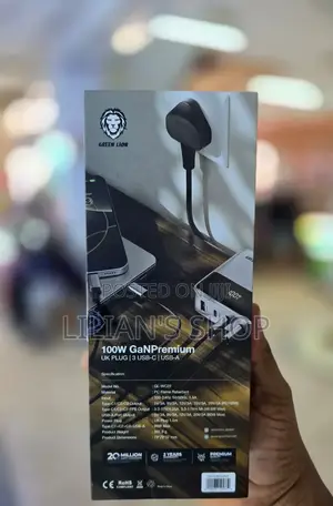 Green Lion 100w Superfast Laptop and Smartphone Adapter