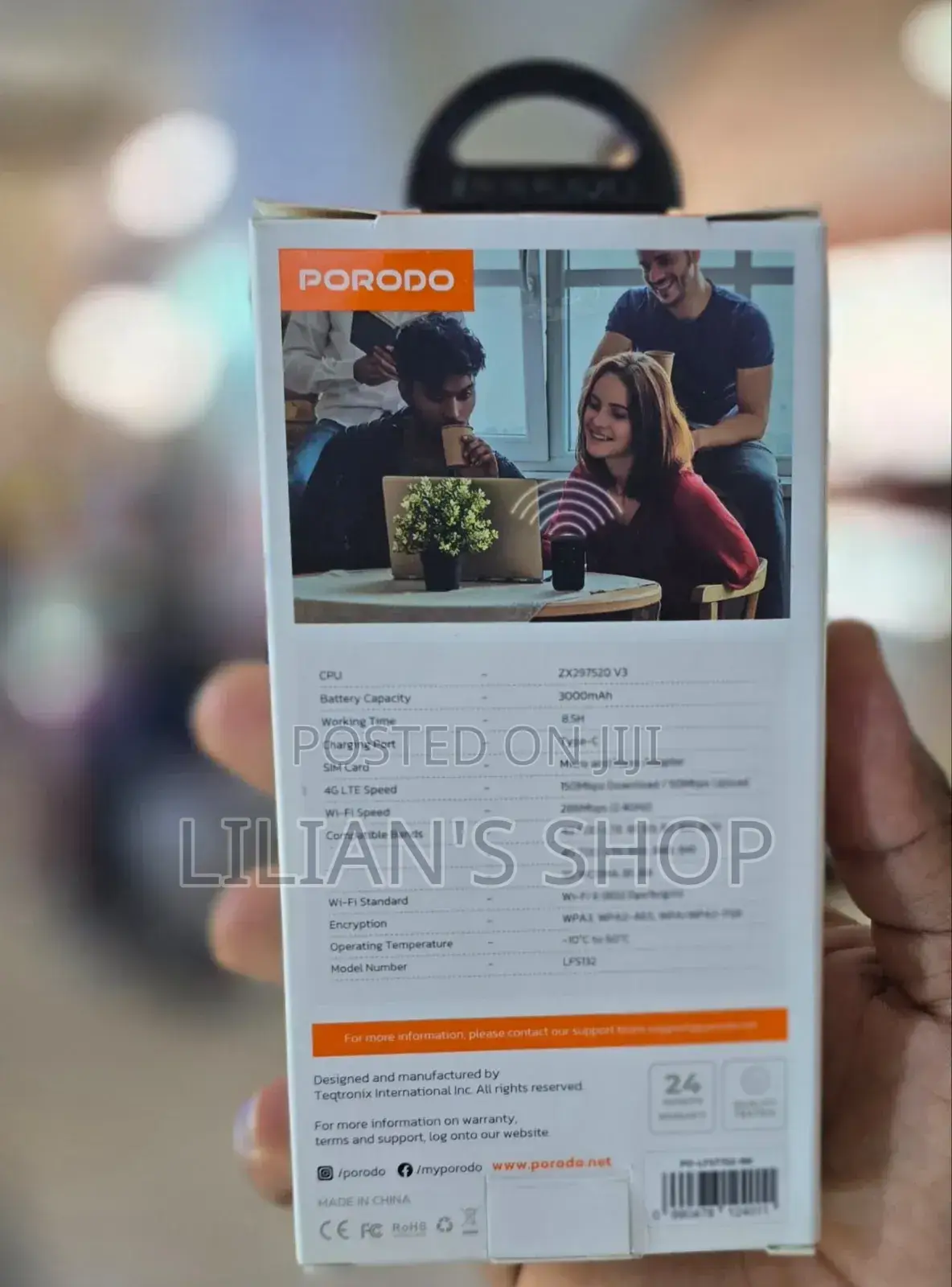 Porodo 4g Lte | Wifi 6 Pocket Router