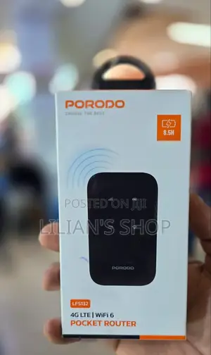 Porodo 4g Lte | Wifi 6 Pocket Router