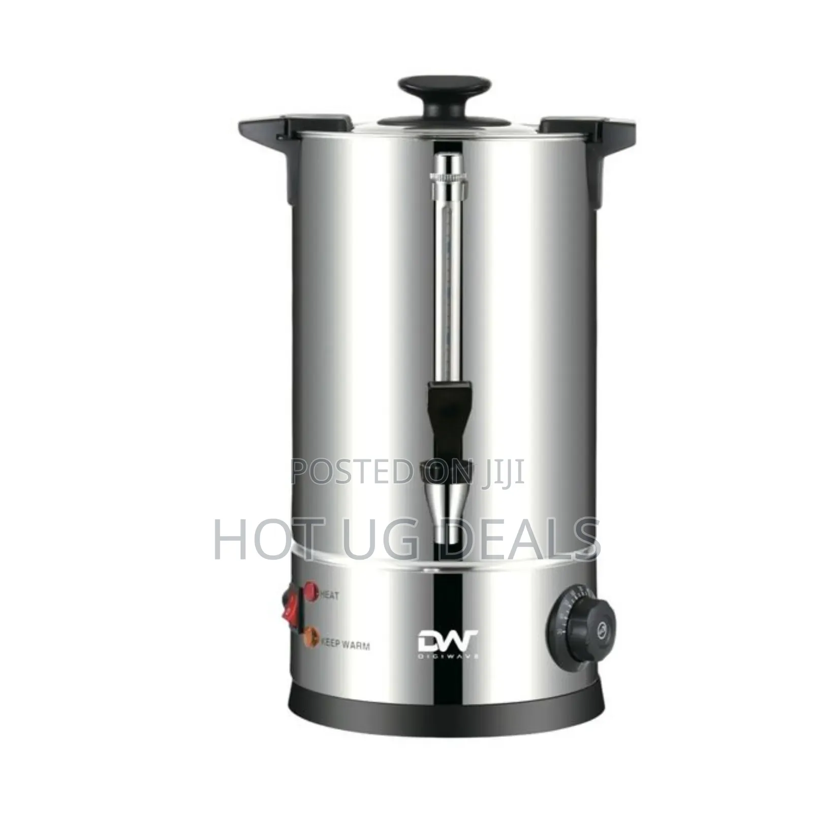 Digiwave 20l Stainless Steel Commercial Water Boiler -silver