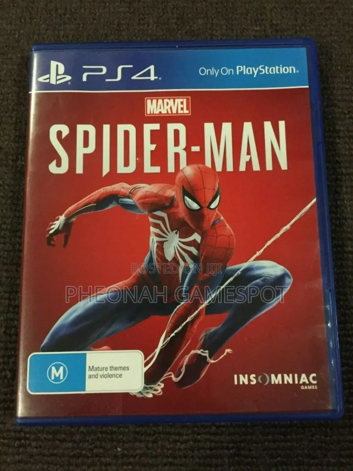 Marvel Spiderman Game Cd for Ps4