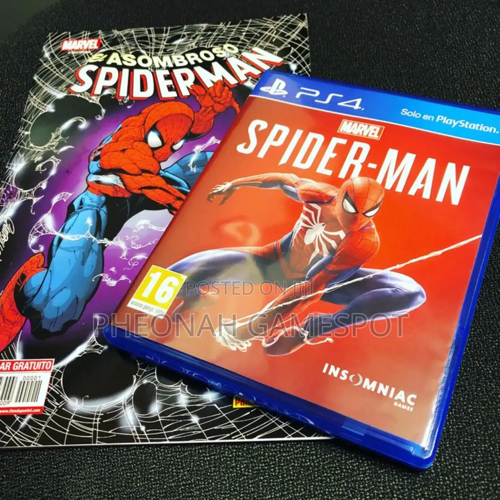 Marvel Spiderman Game Cd for Ps4