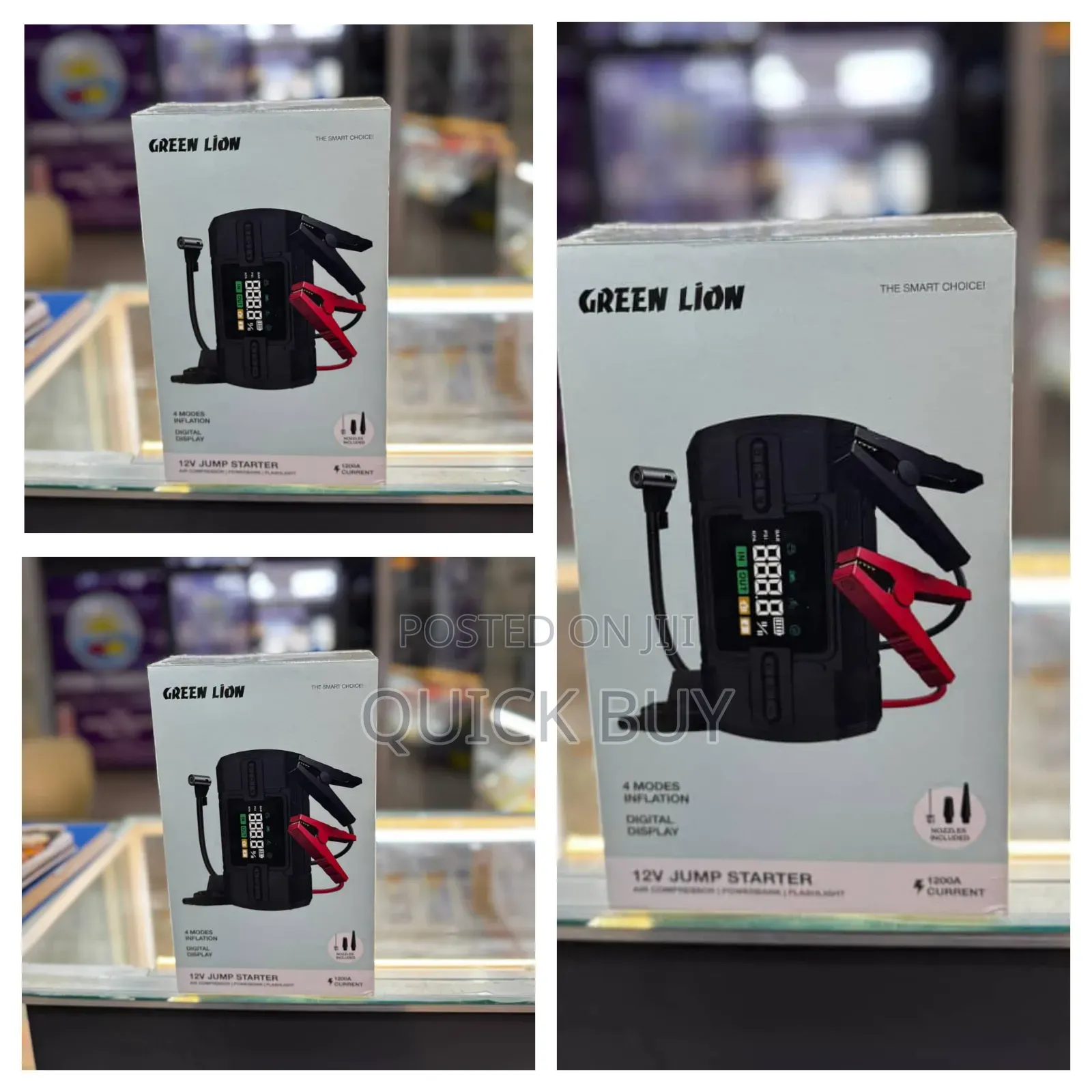 Green Lion 12v Jump Starter 12000 Mah