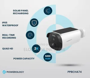 Outdoor Powerology Built-in Solar Camera