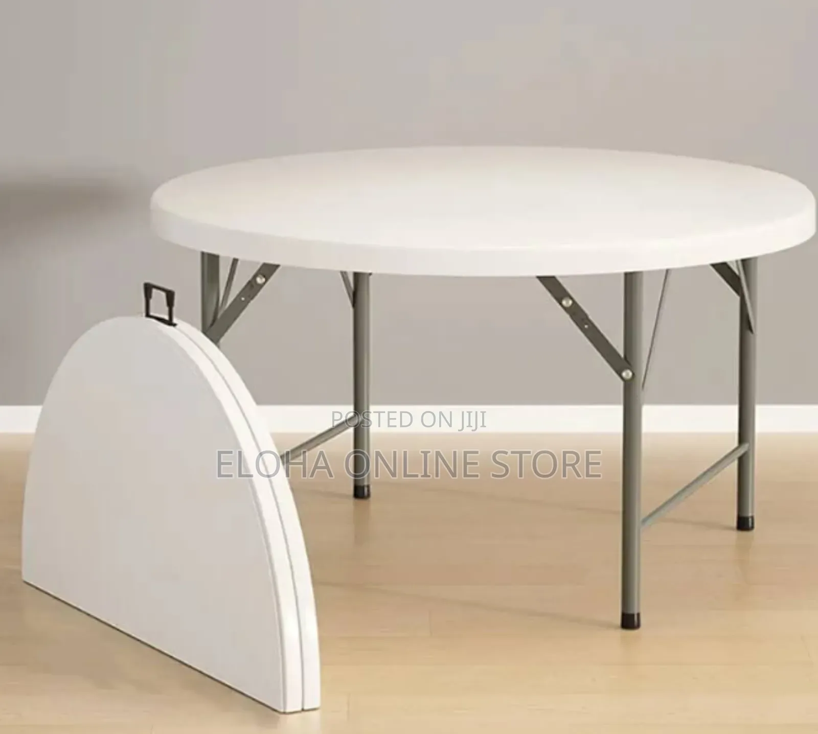 Unique Round, Portable Picnic Table Camping Table
