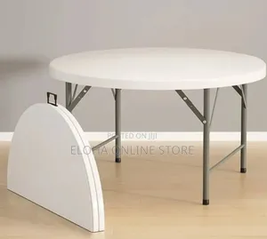 Unique Round, Portable Picnic Table Camping Table
