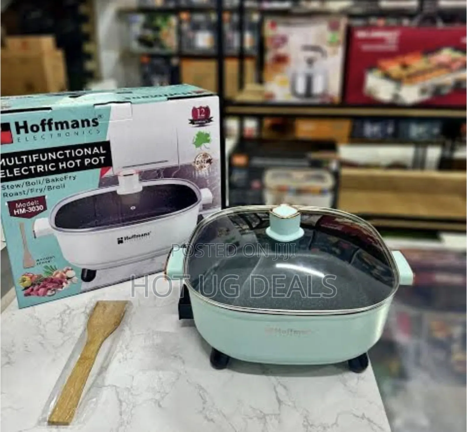 Hoffmans 6 Liter Multipurpose Electric Hot Pot Saucepan