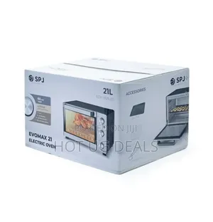 Spj Evomax 21 Litre Electric Mini Oven - Silver/Black