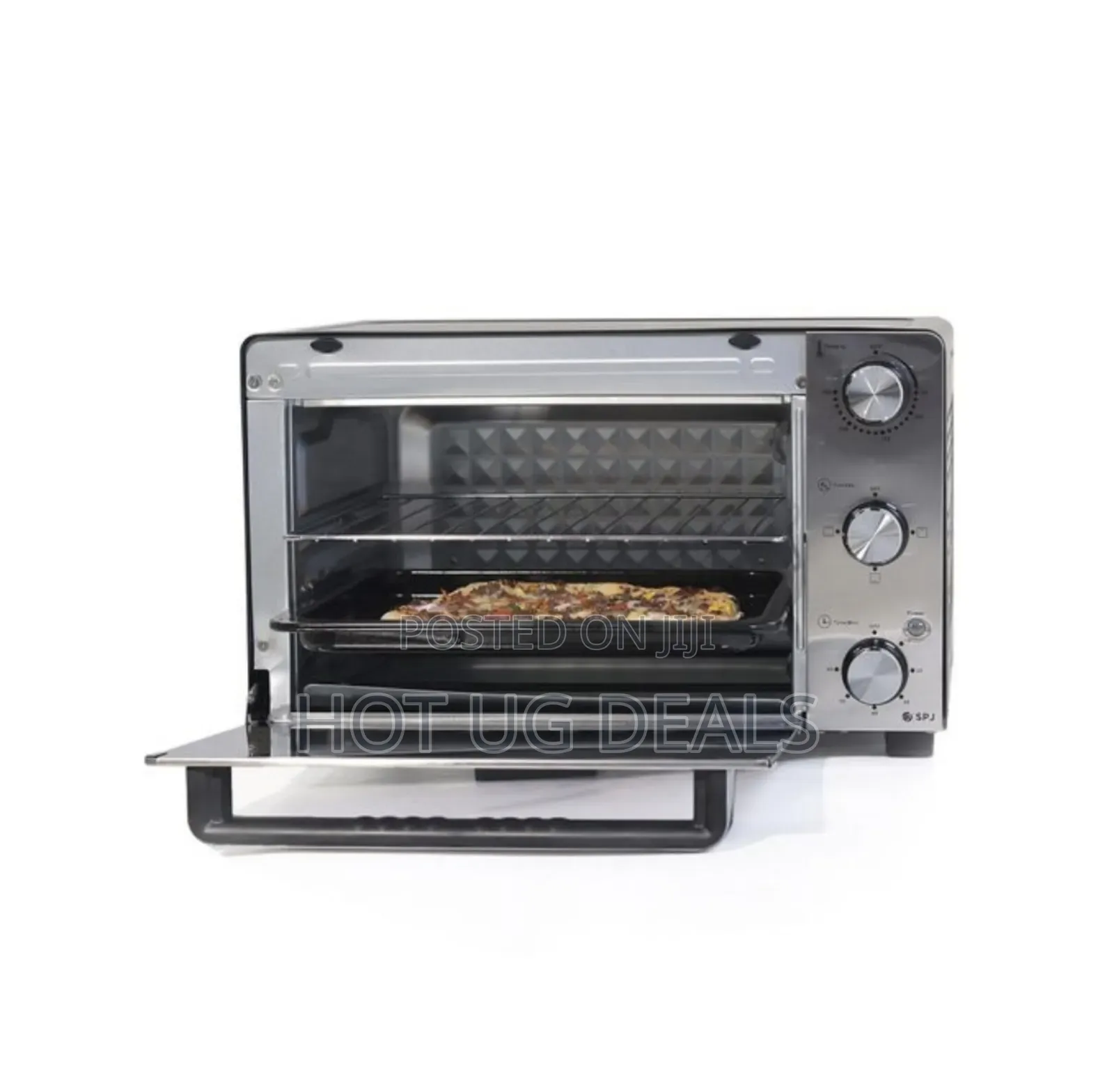 Spj Evomax 21 Litre Electric Mini Oven - Silver/Black