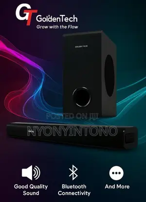 Goldentech High-Quality Sound Bar With Bluetooth