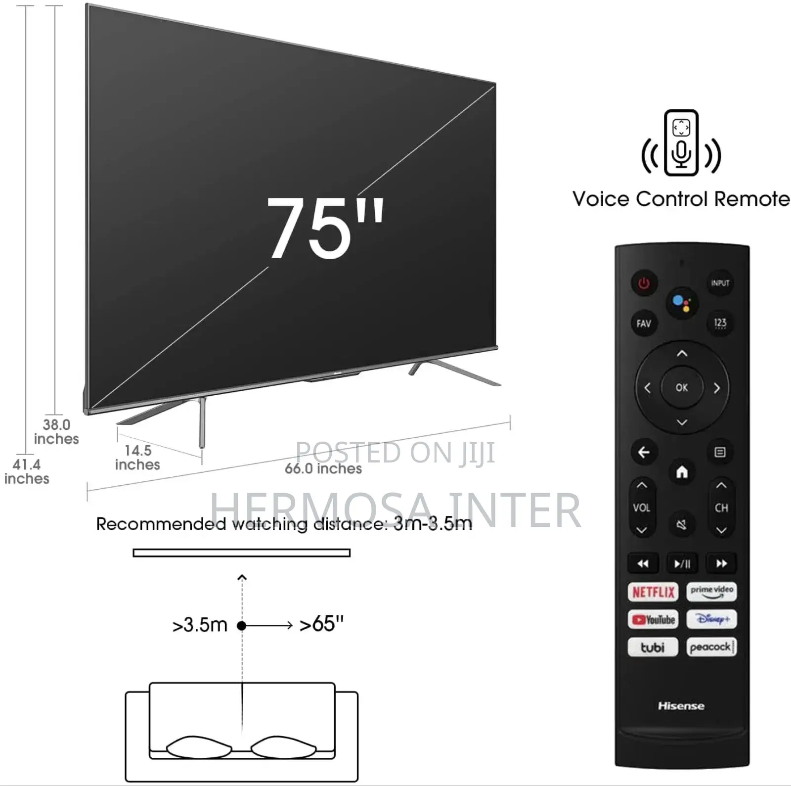 Hisense 75 Uled Smart Tv Qauntum