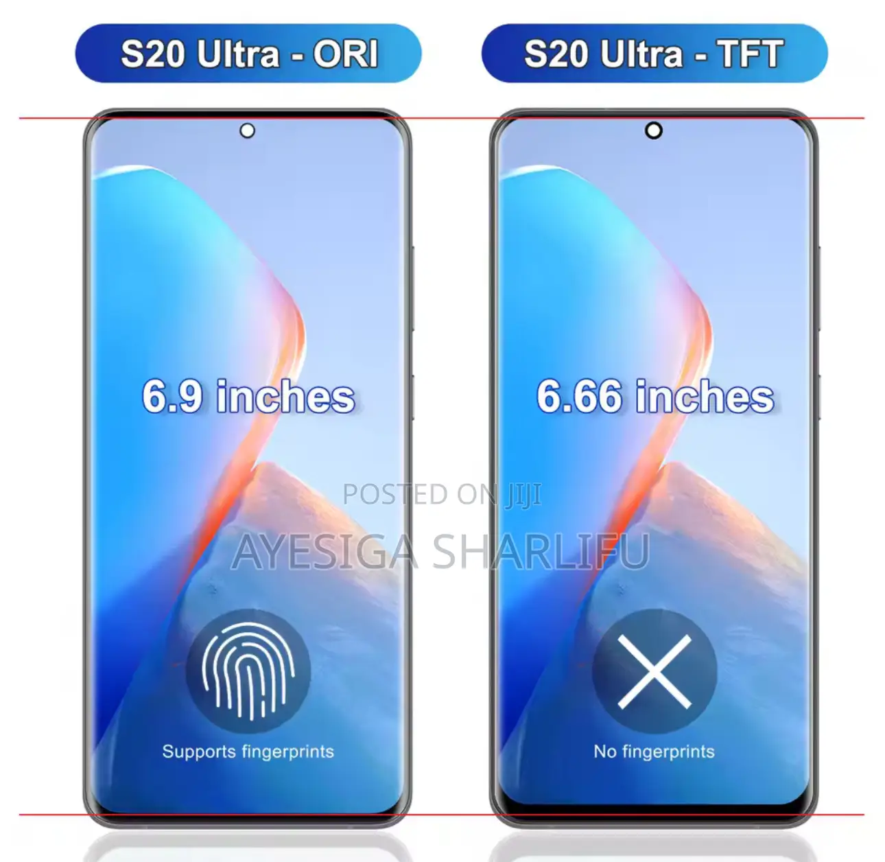 Samsung Galaxy S20ultra TFT Screen Replacement