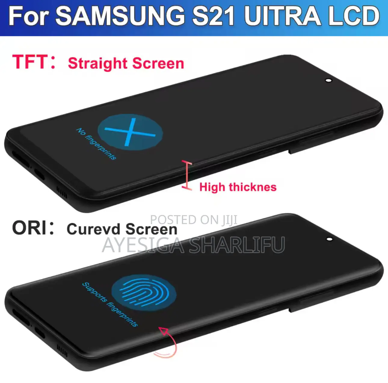 Samsung Galaxy S 21ultra TFT Screen Replacement