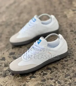 Photo - Original Men's White Adidas Samba Sneakers
