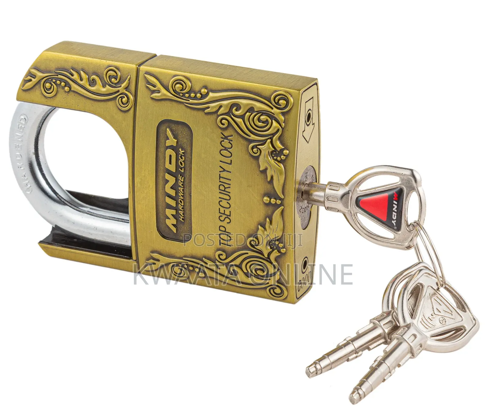 Mindy Locker Lock With Keys Zinc Alloy Padlock