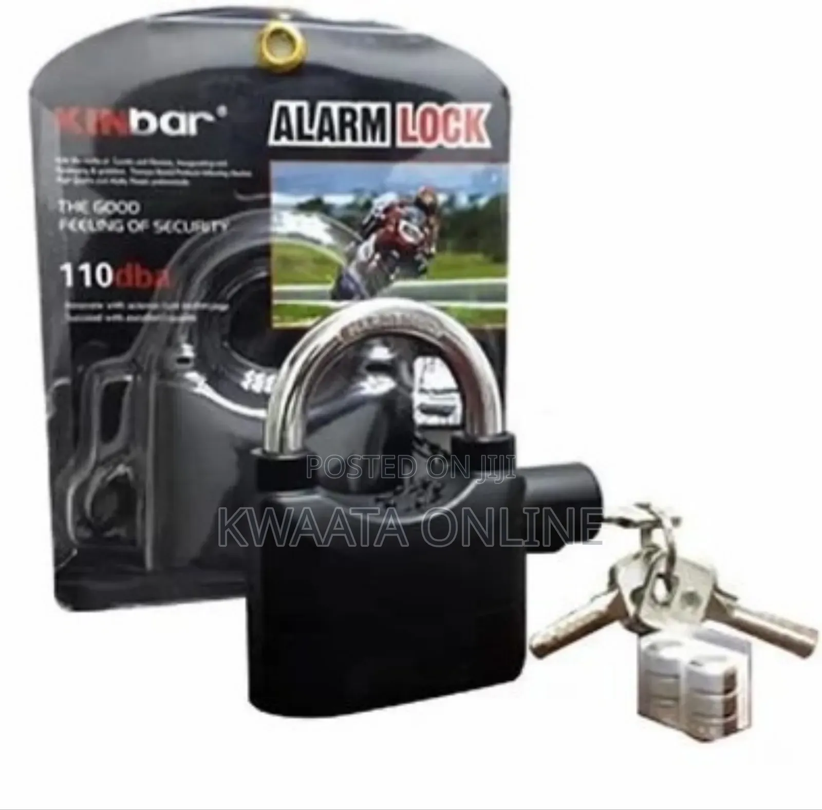 Anti Theft Security Padlock Alarm Siren Motion Sensor