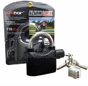 Anti Theft Security Padlock Alarm Siren Motion Sensor
