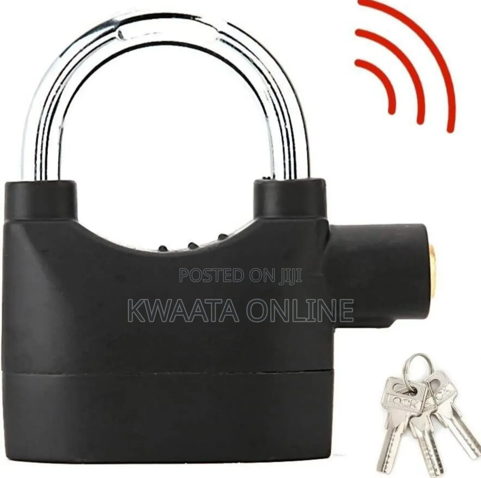 Anti Theft Security Padlock Alarm Siren Motion Sensor