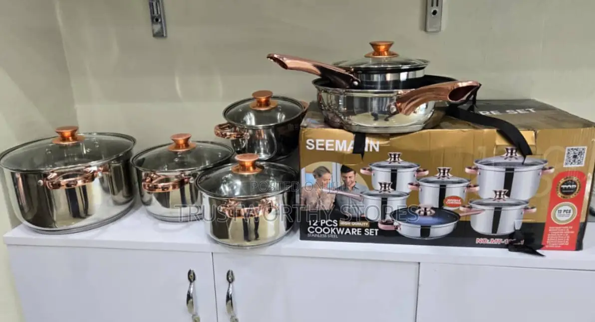 12pcs Seemann Cookware Set
